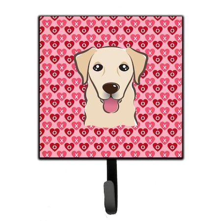 Carolines Treasures Golden Retriever Hearts Leash or Key Holder BB5322SH4